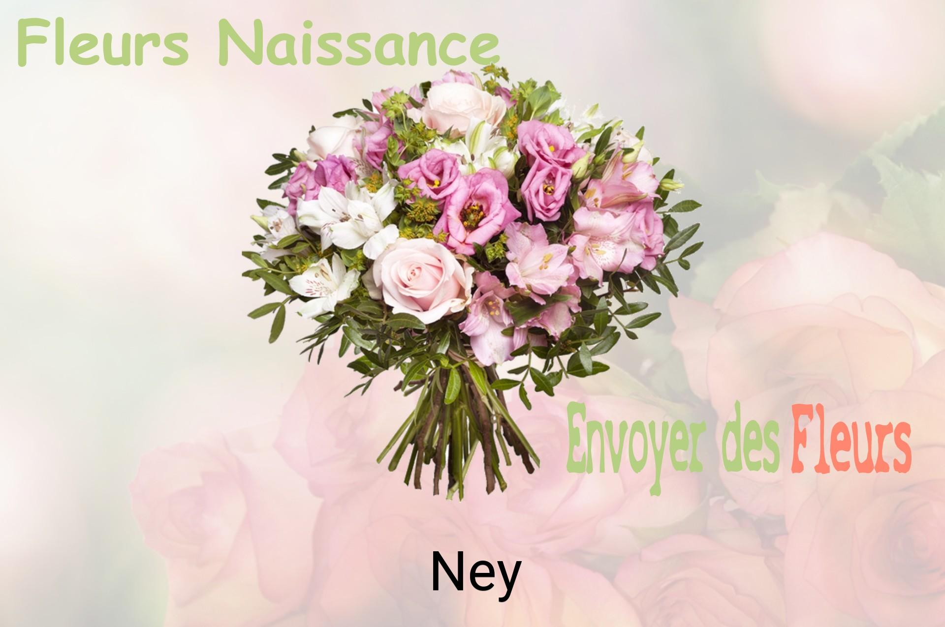 Bouquet de fleurs de naissance livré à Ney